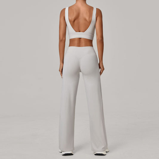 Womens Quick-Dry Yoga Running Sports Set