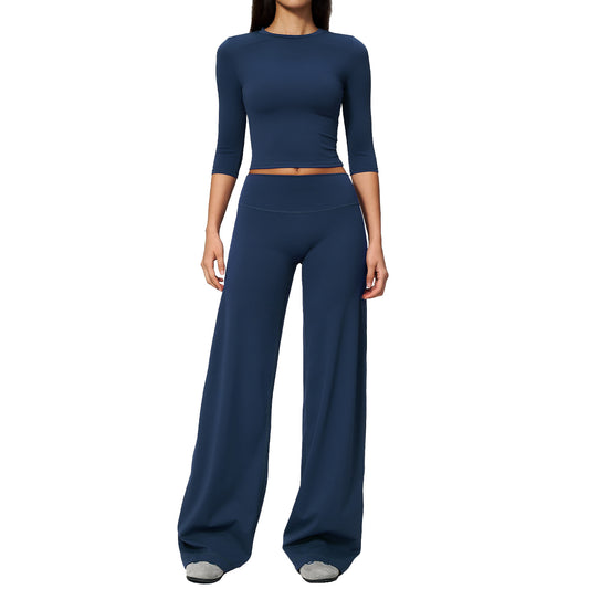 Womens High-Waisted Yoga Outfit Set