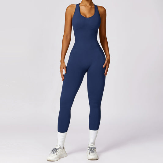 Seamless One-Piece Yoga Outfit