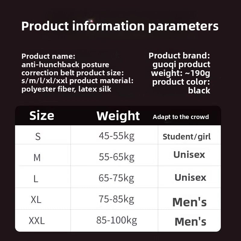 Posture Correction Belt for Back Support